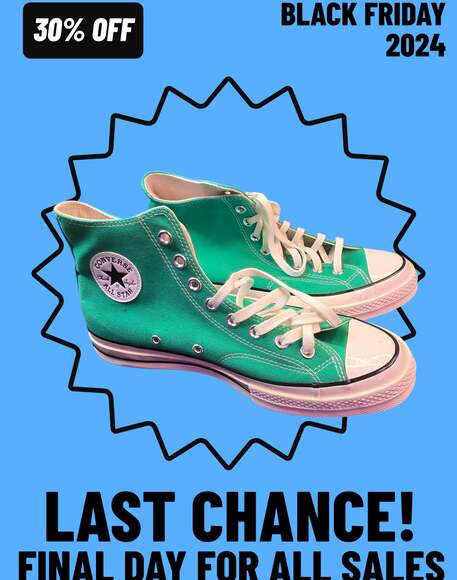 Converse Chuck 70 Hi High Top Apex Green Canvas Sneakers - Picture 1 of 5